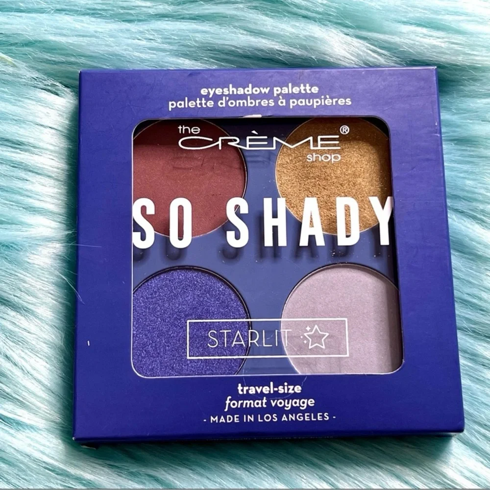 Creme Shop Galaxy So Shady Starlit Eyeshadow Palette 4 Color Travel Size NEW